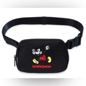 Disney x lululemon everywhere Black Belt Bag